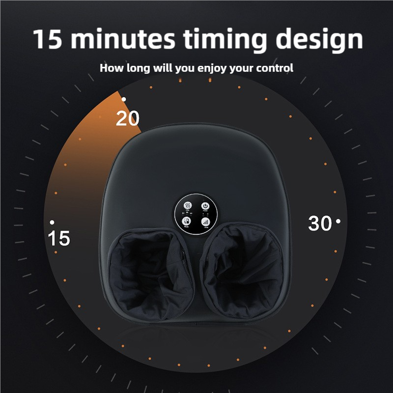 NNEDSZ Compact Foot Massager with Heat and Timer - Deep Kneading Therapy