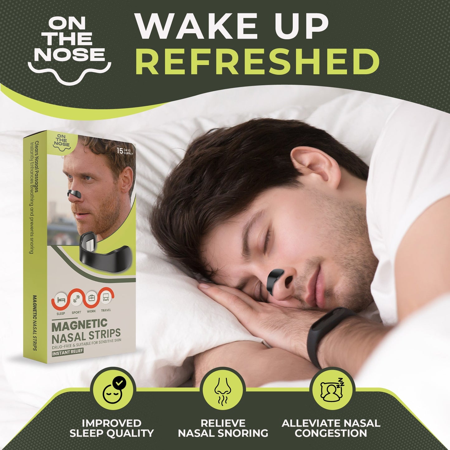 Magnetic Nasal Strips