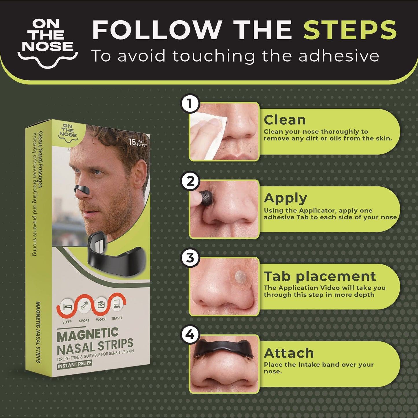 Magnetic Nasal Strips